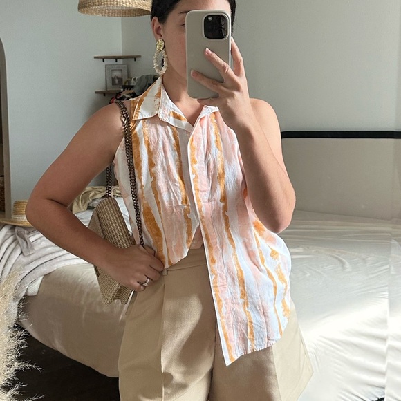 Ann Taylor Sleeveless Multicolor Top - Picture 5 of 6